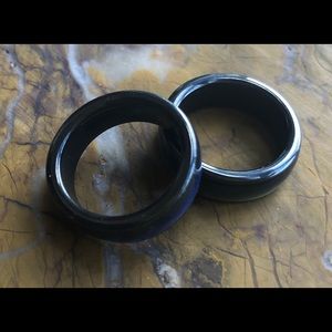 Hematite Magnetic Rings (set of 2)